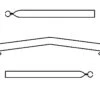 Campking Zak Daksteun Gebogen 22/19 Mm.170-250Cm :Zilv -Buitentent Luifel 6944046