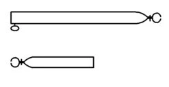 Campking Zak Spanstok 22/19 Mm. 70 -120 Cm :Zilv