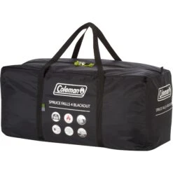 Coleman Tent Spruce Falls 4 Blackout -Buitentent Luifel Coleman Tunneltent Spruce Falls 4 BlackOut. 5