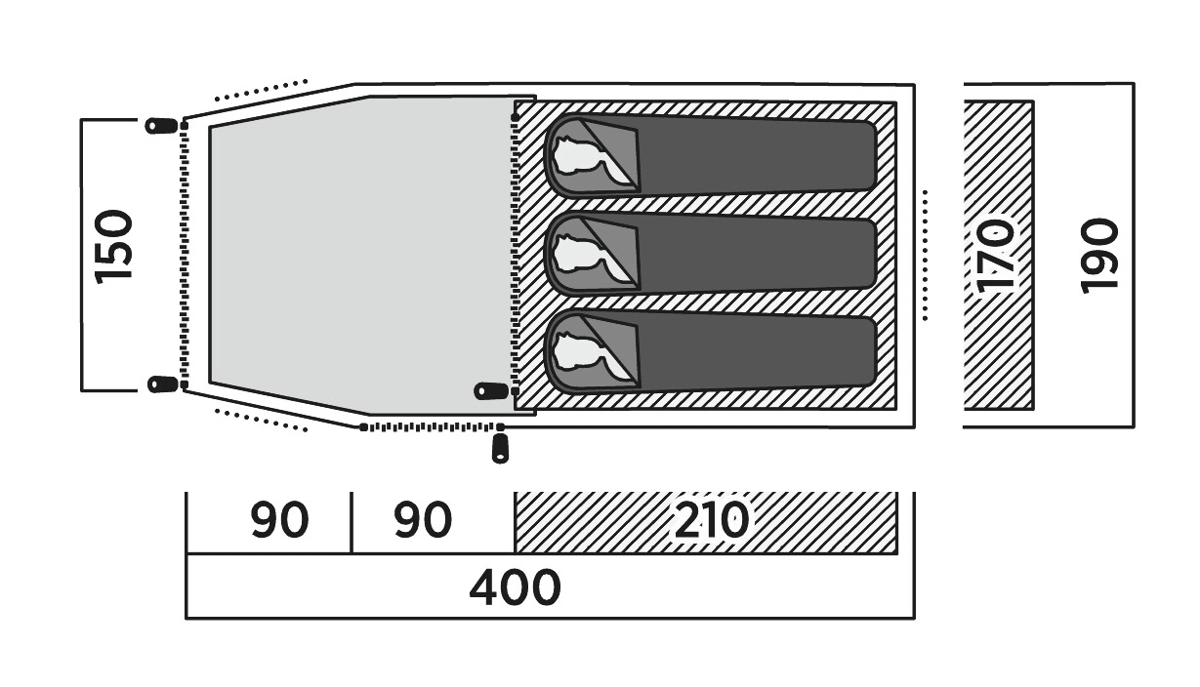 Easy Camp Tent Hemsedal 3 5 Easy Camp Tent Hemsedal 3 - Image 3