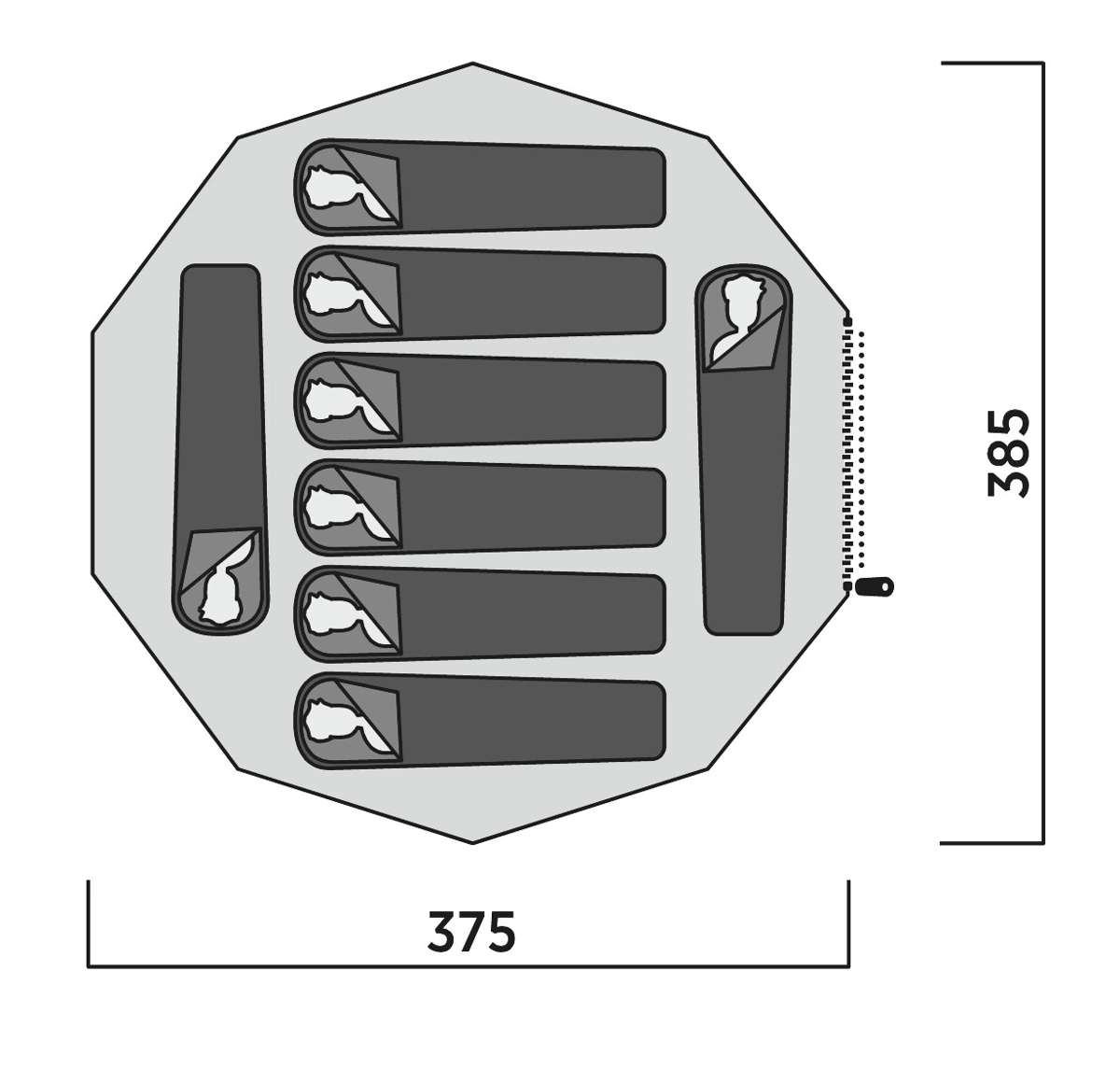 Easy Camp Rands Tipi Tent 5 Easy Camp Rands Tipi Tent - Image 3