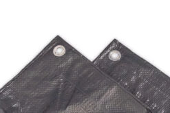 Happy Rhino Dekzeil PE 8 Happy Rhino Dekzeil PE -Buitentent Luifel Happy Rhino PE Grondzeil ogen 2