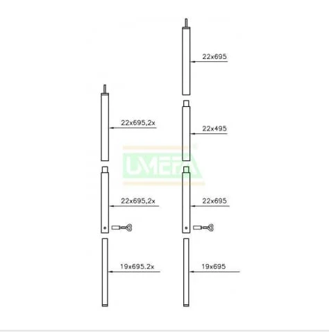 Campking Stokkenset 3-Delig Staal - Sunsation 25 MM 3 Campking Stokkenset 3-Delig Staal - Sunsation 25 MM