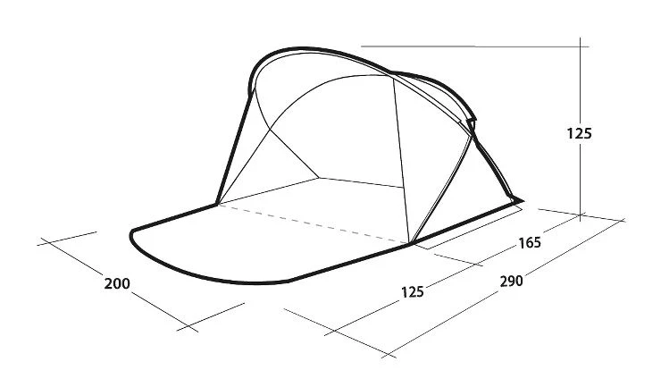Outwell Whitby Beach Shelter 9 Outwell Whitby Beach Shelter - Afbeelding 7