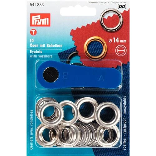 Prym Ringen+Schijven+Matrijs 14MM 3 Prym Ringen+Schijven+Matrijs 14MM