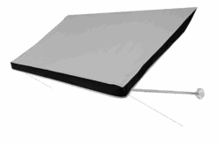 Reda Raamluifel Classic Solid Anthracite 80X185Cm