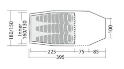 Robens Tent Voyager 3 EXP -Buitentent Luifel Robent Tent Voyager 3 EXP 6