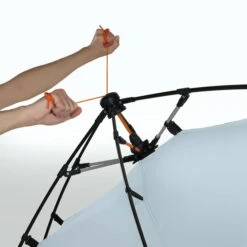 Terra Nation Strandtent Hare Kohu Plus RPET - Bleu -Buitentent Luifel Terra Nation Kau Kohu Plus strandtent blauw 4 1