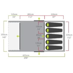 Zempire Tunneltent Evo TL V2 -Buitentent Luifel Zempire Tunneltent Evo TL V2 9