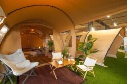 Karsten Tunneltent Lacerta - Beige -Buitentent Luifel a dscf6701