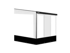 Reda Basis Voorwand Met Deur -Buitentent Luifel basis voorwand met deur 1200 2