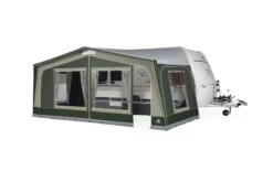 Dorema Voortent Monza 270 | 25MM Stalen Frame -Buitentent Luifel dorema monza xl270 groen