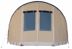 Karsten Lacerta Uitbreidingsset - Beige 9 Karsten Lacerta Uitbreidingsset - Beige -Buitentent Luifel karsten lacerta 2023 met uitbreidingsset up front