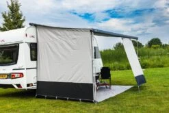 Reda Nomad Zijwand Dicht 250 247-267 CM Large -Buitentent Luifel reda nomad zijwand dicht 250 247 267 cm large wit