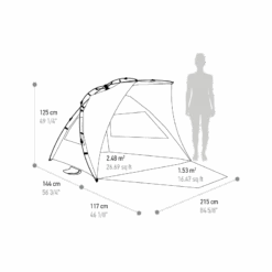 Terra Nation Strandtent Reka Kohu Plus RPET - Sand -Buitentent Luifel reka plus 2 2