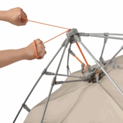 Terra Nation Strandtent Hare Kohu Plus RPET - Sand -Buitentent Luifel rekakohuplus rpet 4 brown 415x415