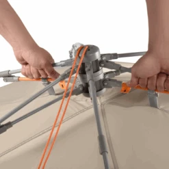 Terra Nation Strandtent Hare Kohu Plus RPET - Sand -Buitentent Luifel rekakohuplus rpet 5 brown 415x415